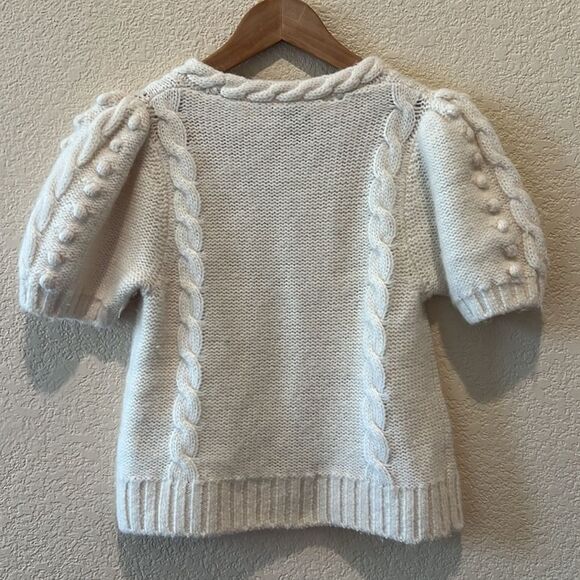 & Other Stories Wool Mohair Puff Sleeve Sweater - Picture 12 of 17